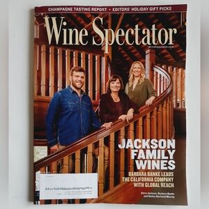 Wine Spectator Magazine 15, December 2025 - Jackson Family Wines Champagne